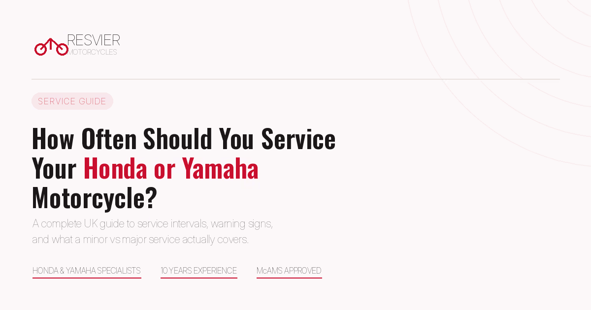How Often Should You Service Your Honda or Yamaha Motorcycle?